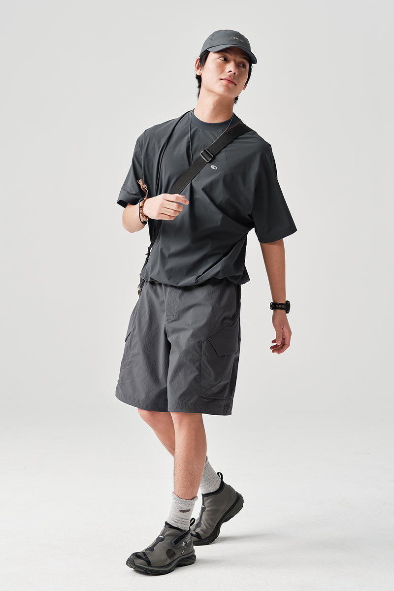 5分丈ポケット付きワークパンツNLBLADK004