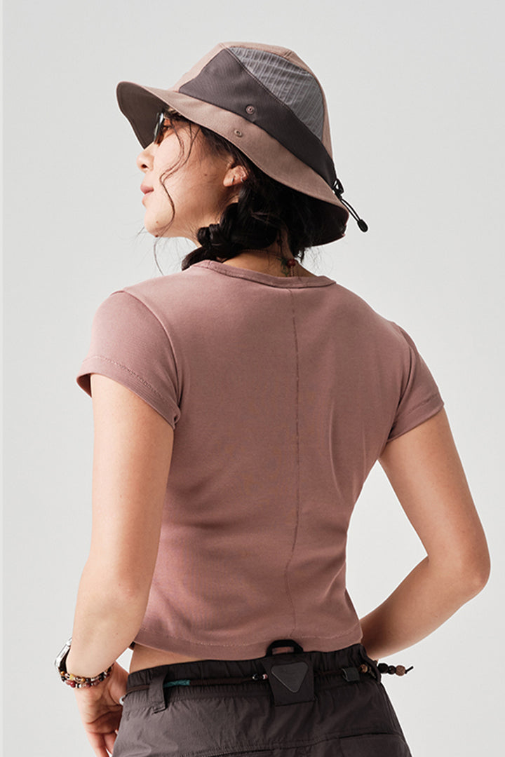 カラフル刺繍ロゴ半袖TシャツウィメンズNLBLDTX008