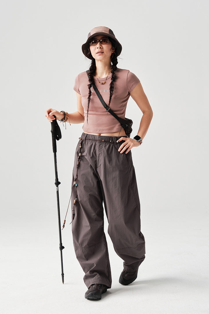 カラフル刺繍ロゴ半袖TシャツウィメンズNLBLDTX008