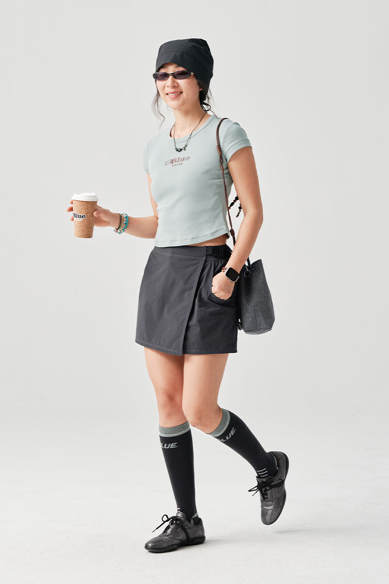 カラフル刺繍ロゴ半袖TシャツウィメンズNLBLDTX008