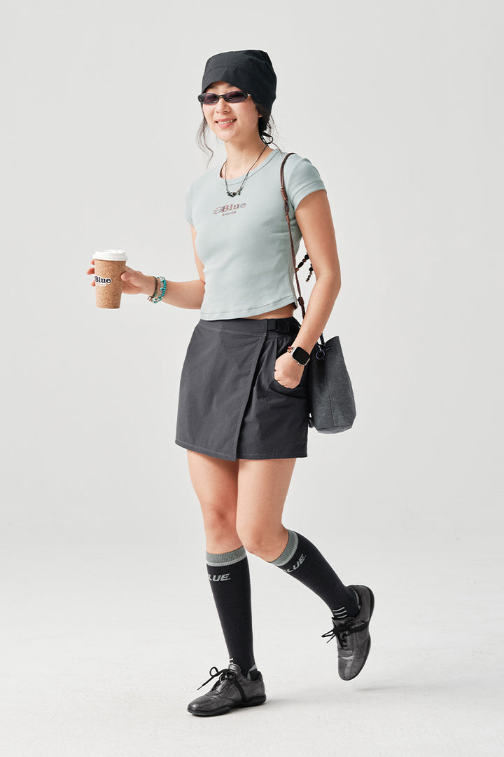 カラフル刺繍ロゴ半袖TシャツウィメンズNLBLDTX008