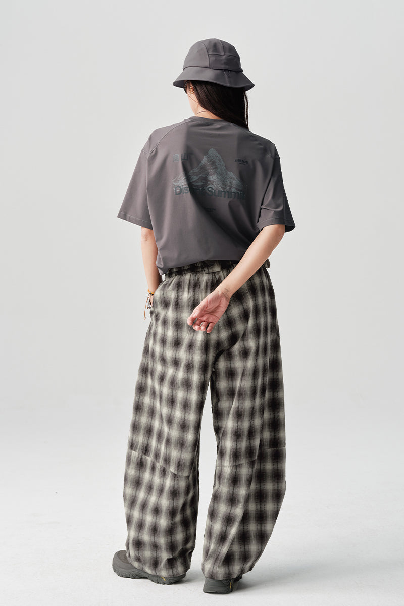POLYGIENE遠山プリント抗菌半袖TシャツNLBLDTX020