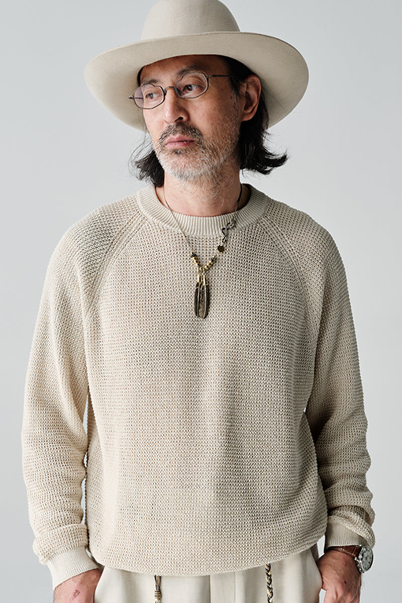 AbacellクルーネックニットセーターNLBLMZS001