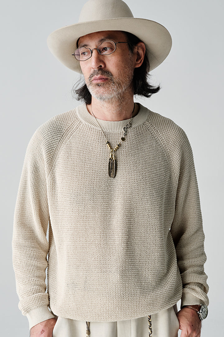 AbacellクルーネックニットセーターNLBLMZS001