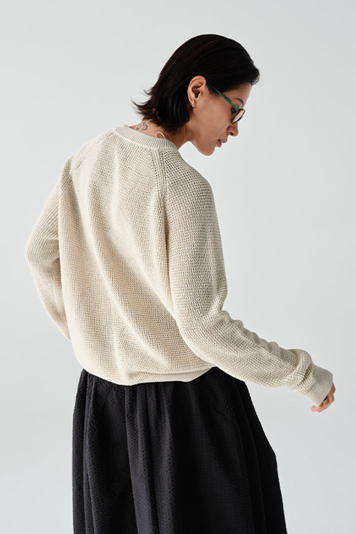 AbacellクルーネックニットセーターNLBLMZS001