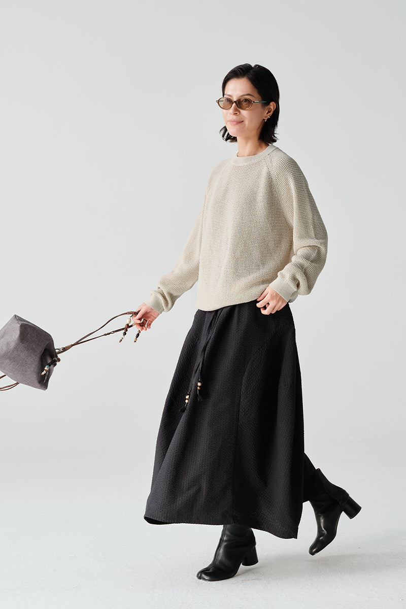 AbacellクルーネックニットセーターNLBLMZS001