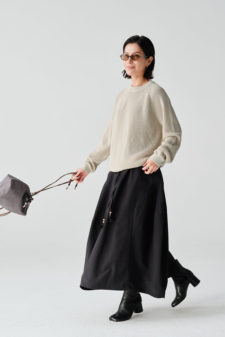 AbacellクルーネックニットセーターNLBLMZS001