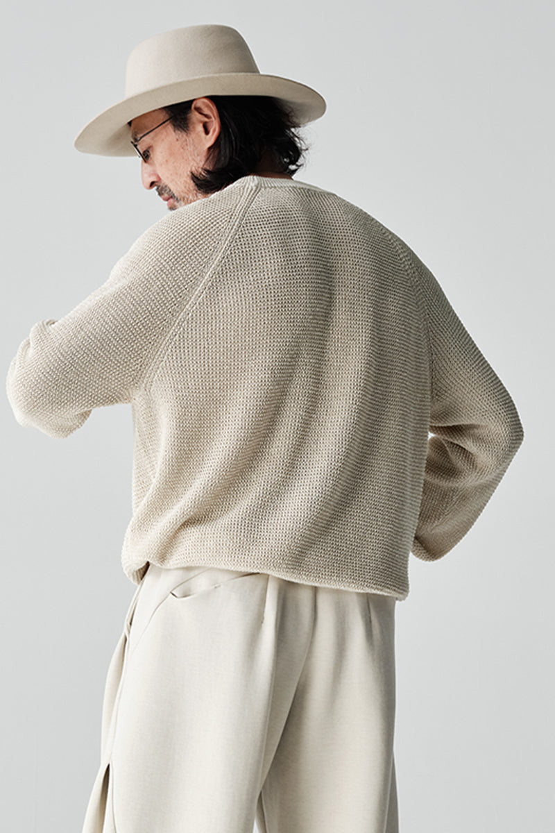 AbacellクルーネックニットセーターNLBLMZS001