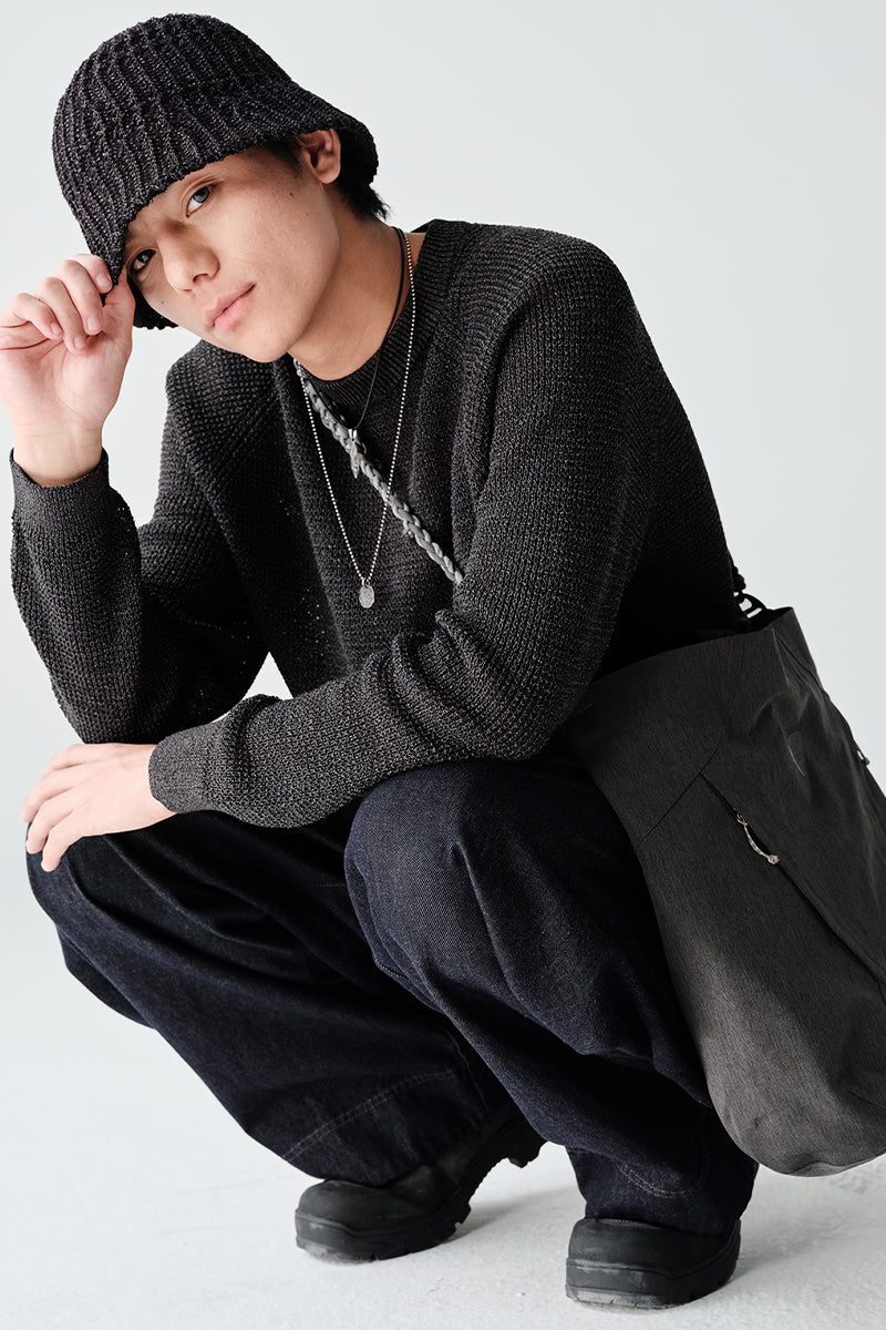 AbacellクルーネックニットセーターNLBLMZS001