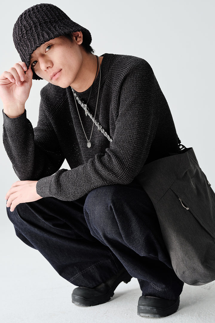 AbacellクルーネックニットセーターNLBLMZS001