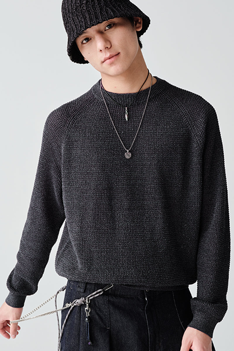 AbacellクルーネックニットセーターNLBLMZS001