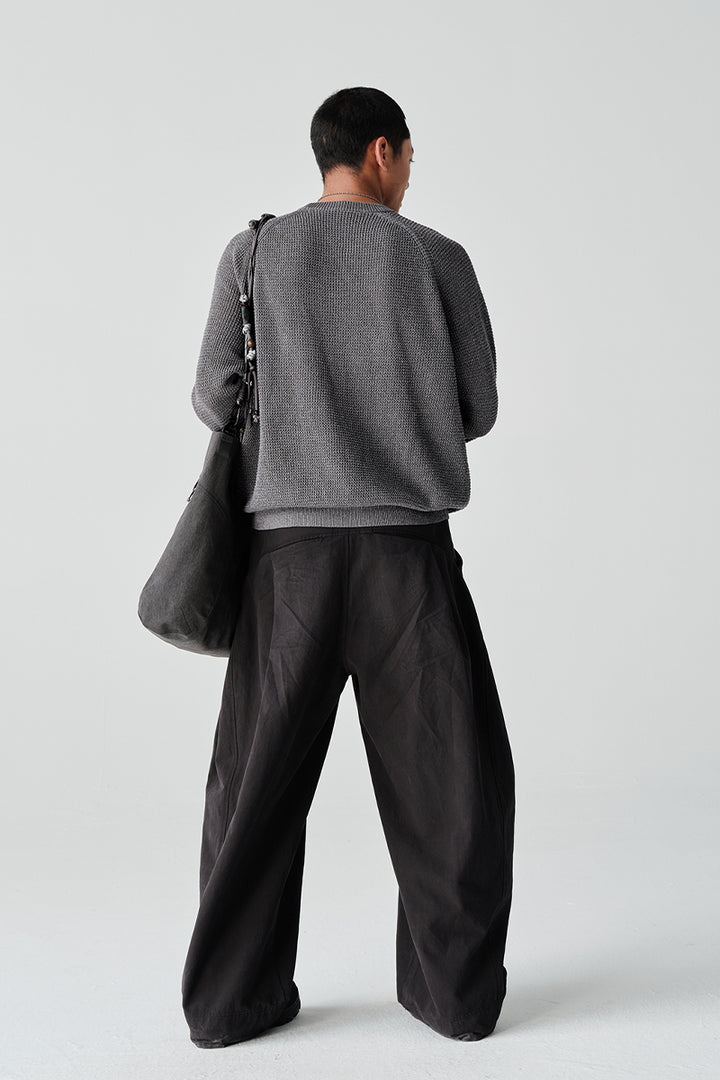 AbacellクルーネックニットセーターNLBLMZS001