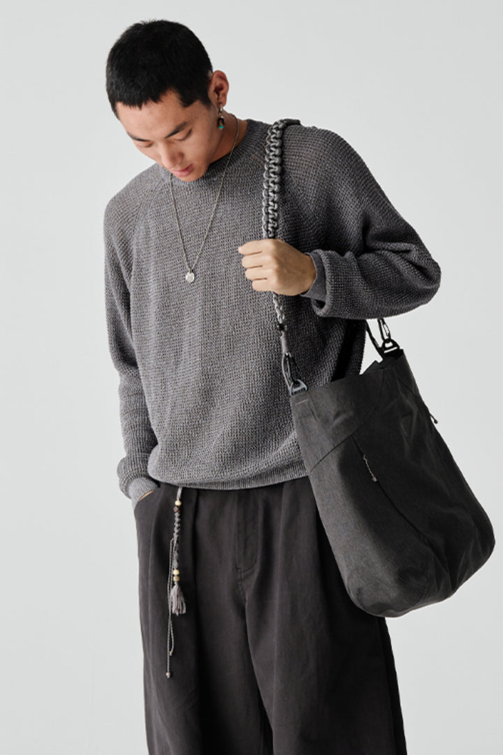 AbacellクルーネックニットセーターNLBLMZS001