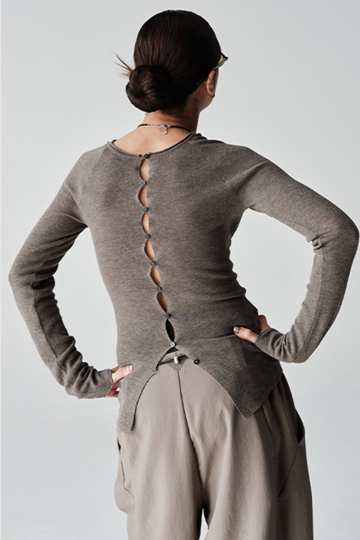 前後2ウェイニットカーディガンウィメンズNLBLMZS003