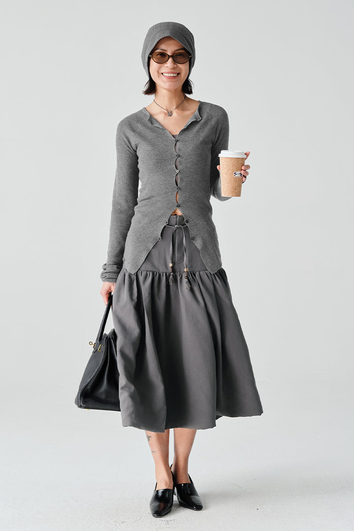 前後2ウェイニットカーディガンウィメンズNLBLMZS003