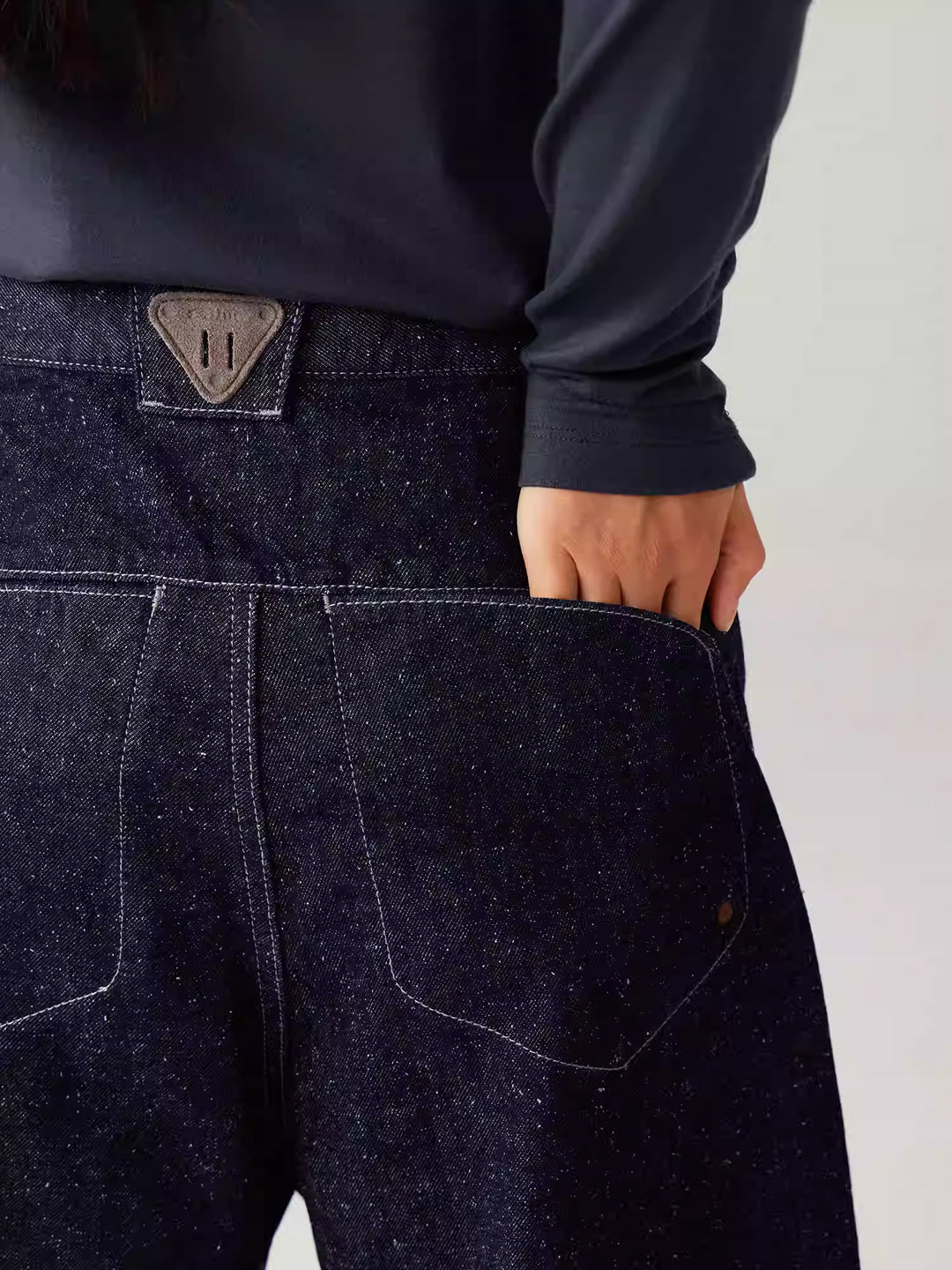 レトロリラックスフィット ジーンズ ウイメンズ25BLCK017