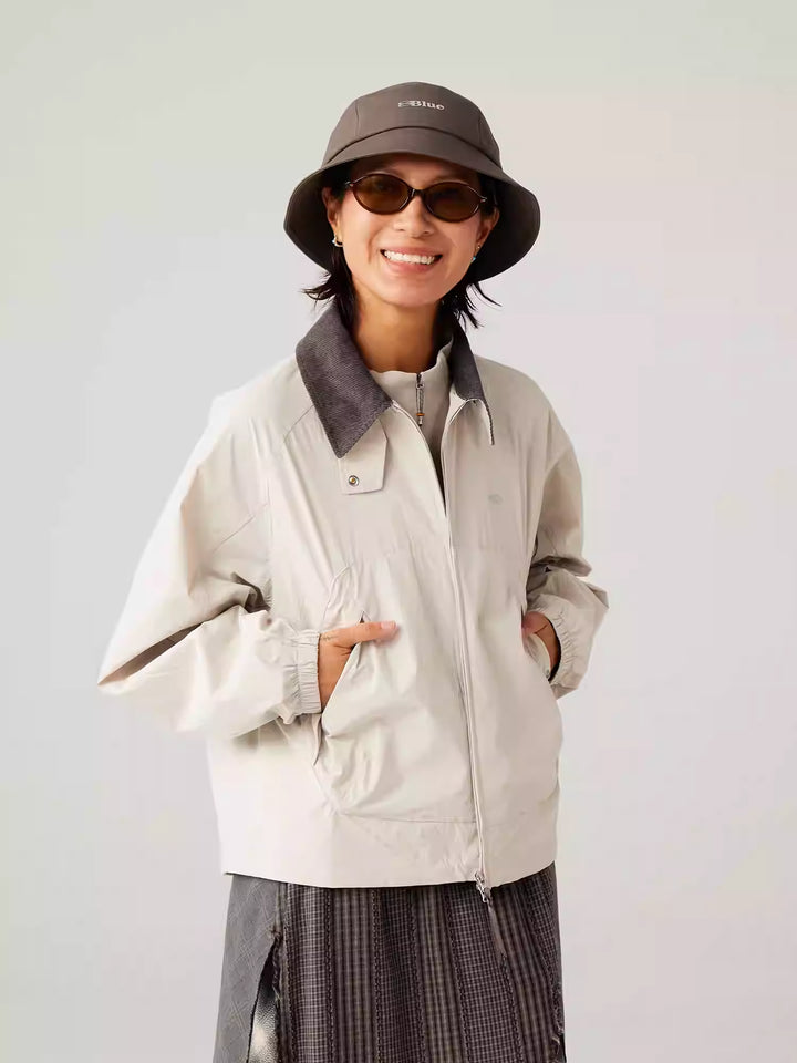 ワークウェア カラーブロック コーデュロイジャケット25BLJK018