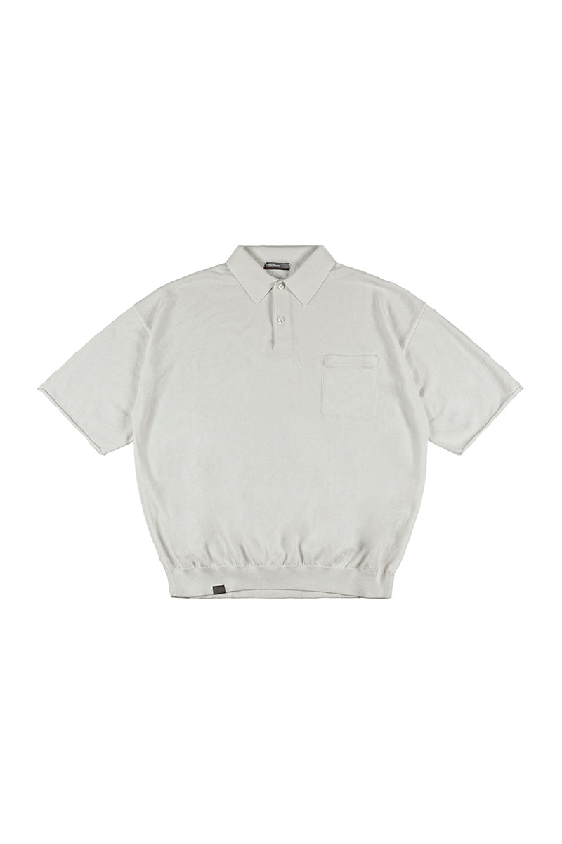ABACELLニット半袖ポロシャツNLBLDPL002