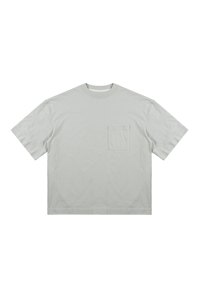 オーバーサイズ胸元ポケット付き半袖TシャツNLBLDTX003