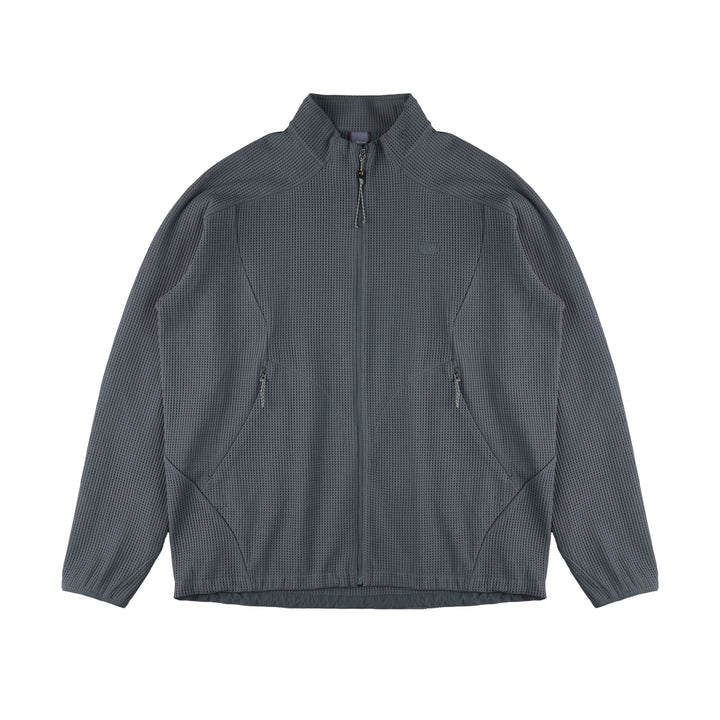 ワッフル編み抗菌ジャケットNLBLAWY001