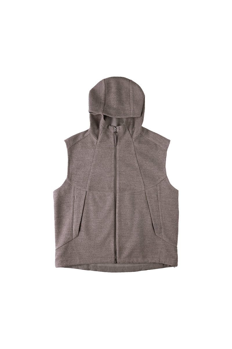 ウールフード付きベストNLBLDMJ002