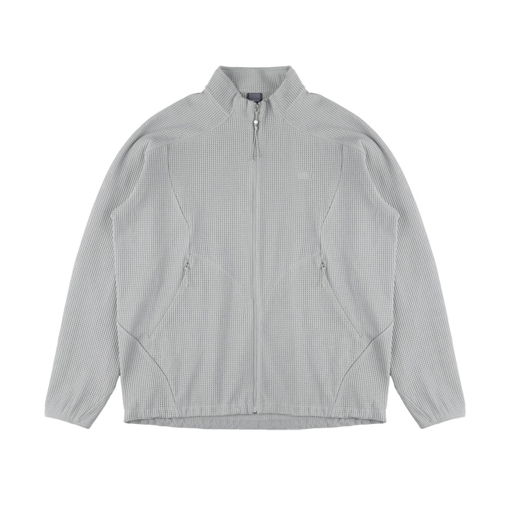 ワッフル編み抗菌ジャケットNLBLAWY001