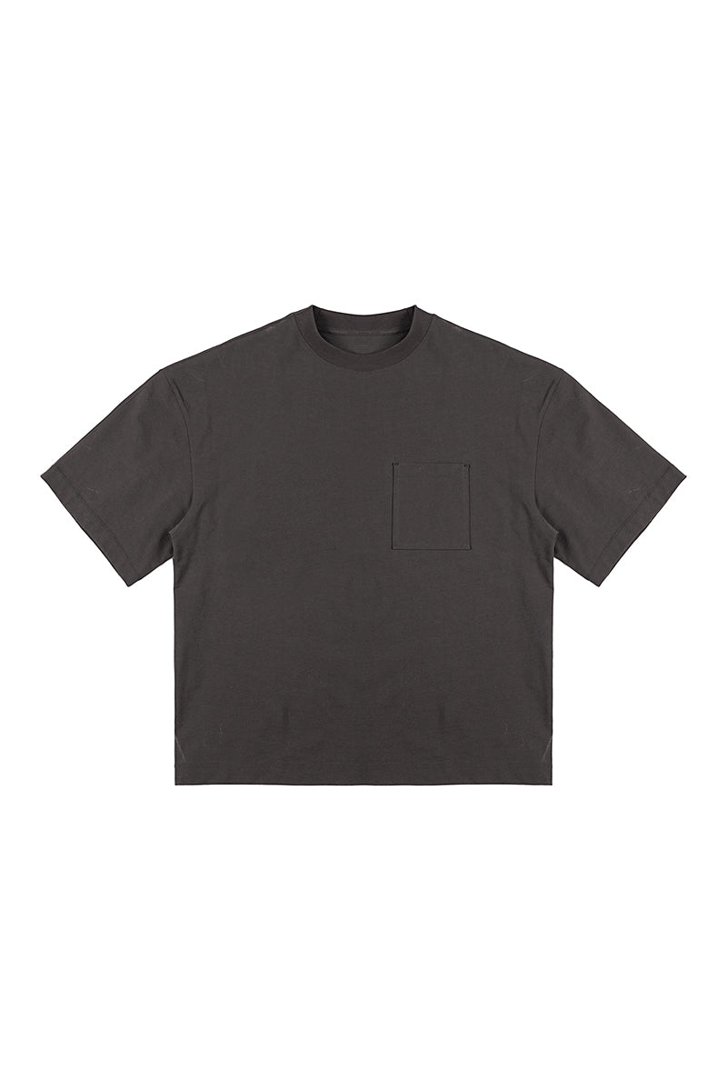 オーバーサイズ胸元ポケット付き半袖TシャツNLBLDTX003