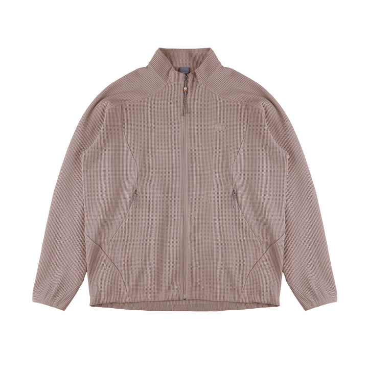 ワッフル編み抗菌ジャケットNLBLAWY001