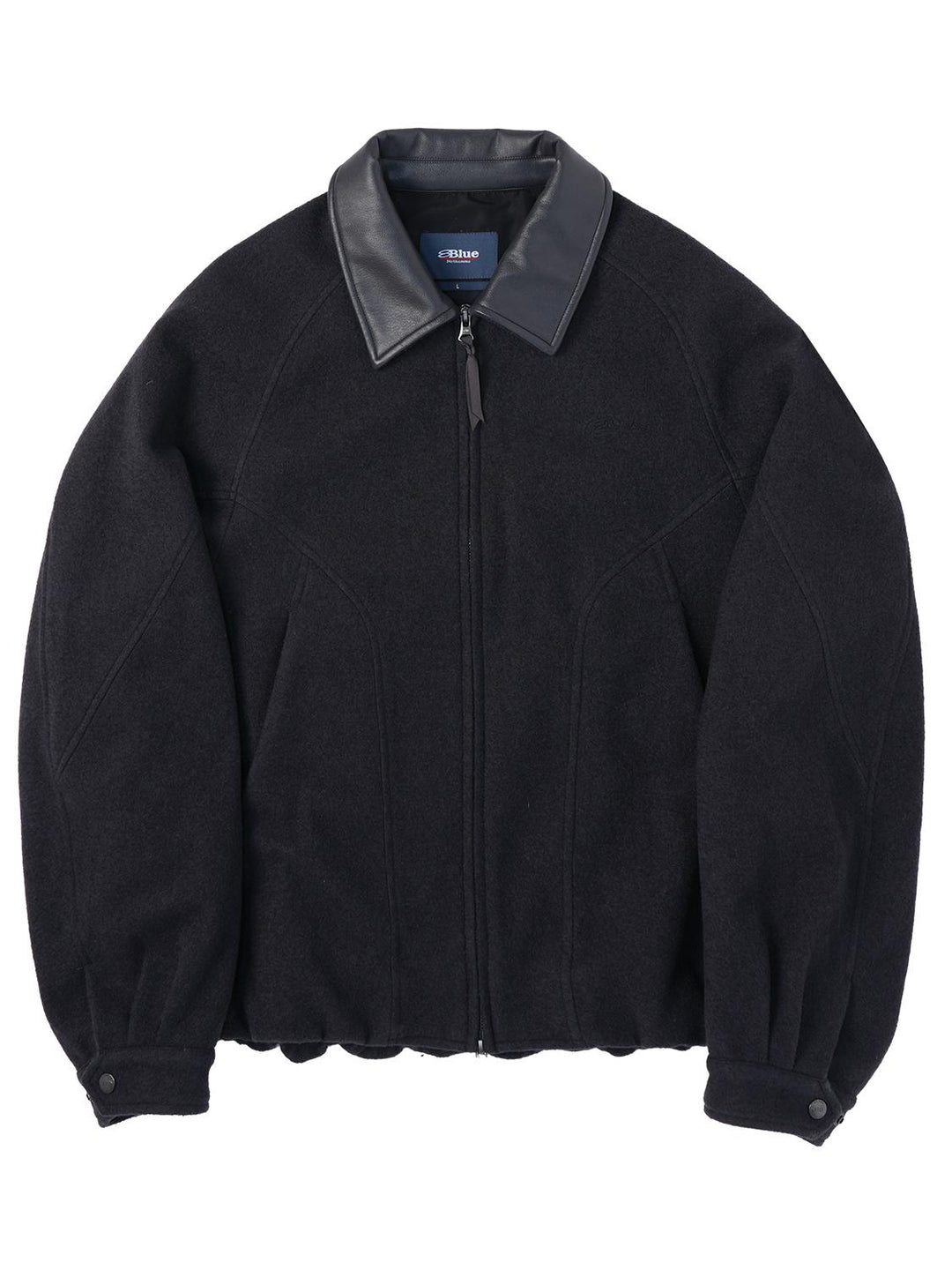 革襟ジップアップウールジャケット25BLJK020