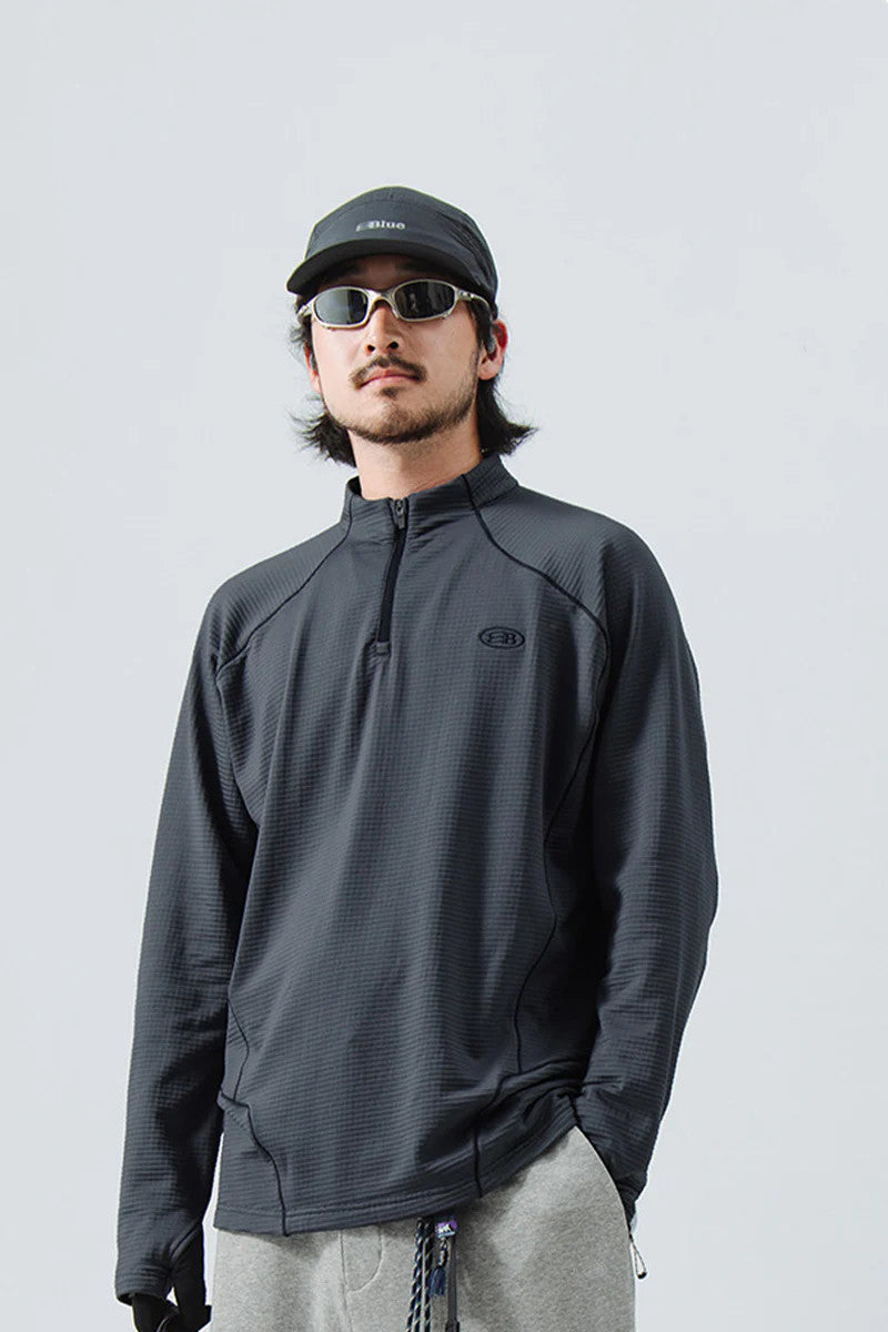 メリノウールハイネック長袖Tシャツ24BLCT012