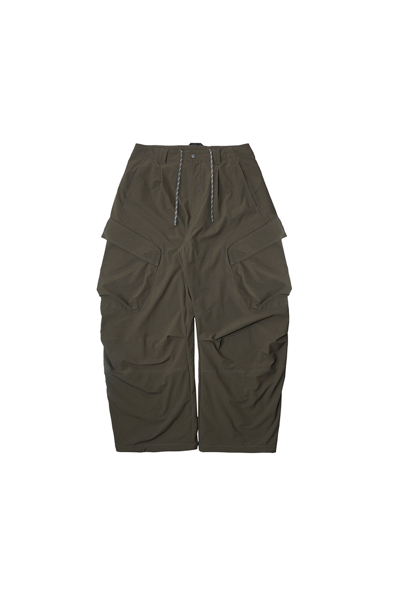 内裏フリースワークパンツメンズ25BLCK031