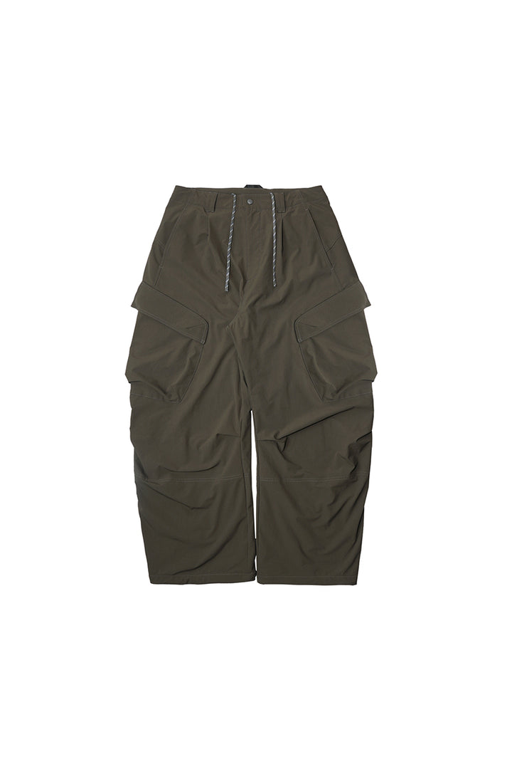 内裏フリースワークパンツメンズ25BLCK031