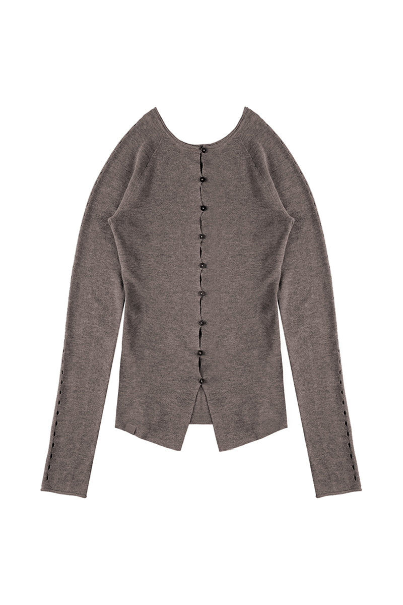 前後2ウェイニットカーディガンウィメンズNLBLMZS003