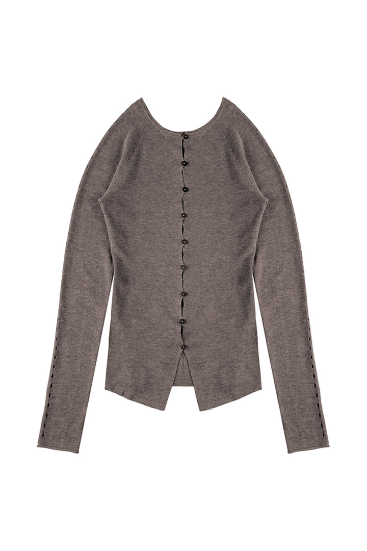 前後2ウェイニットカーディガンウィメンズNLBLMZS003