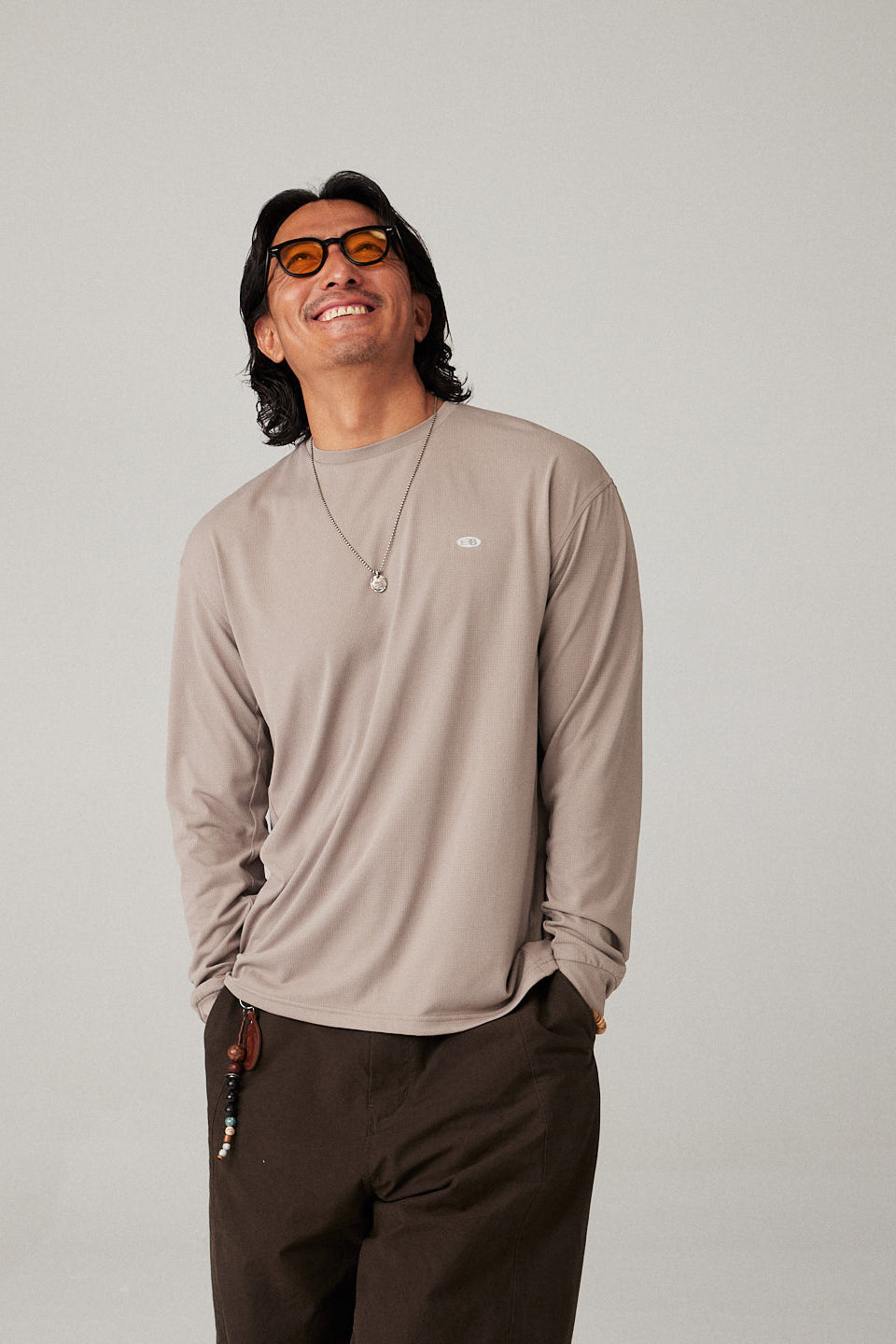 リフレクティブ スポーツロンTシャツ25BLCT017