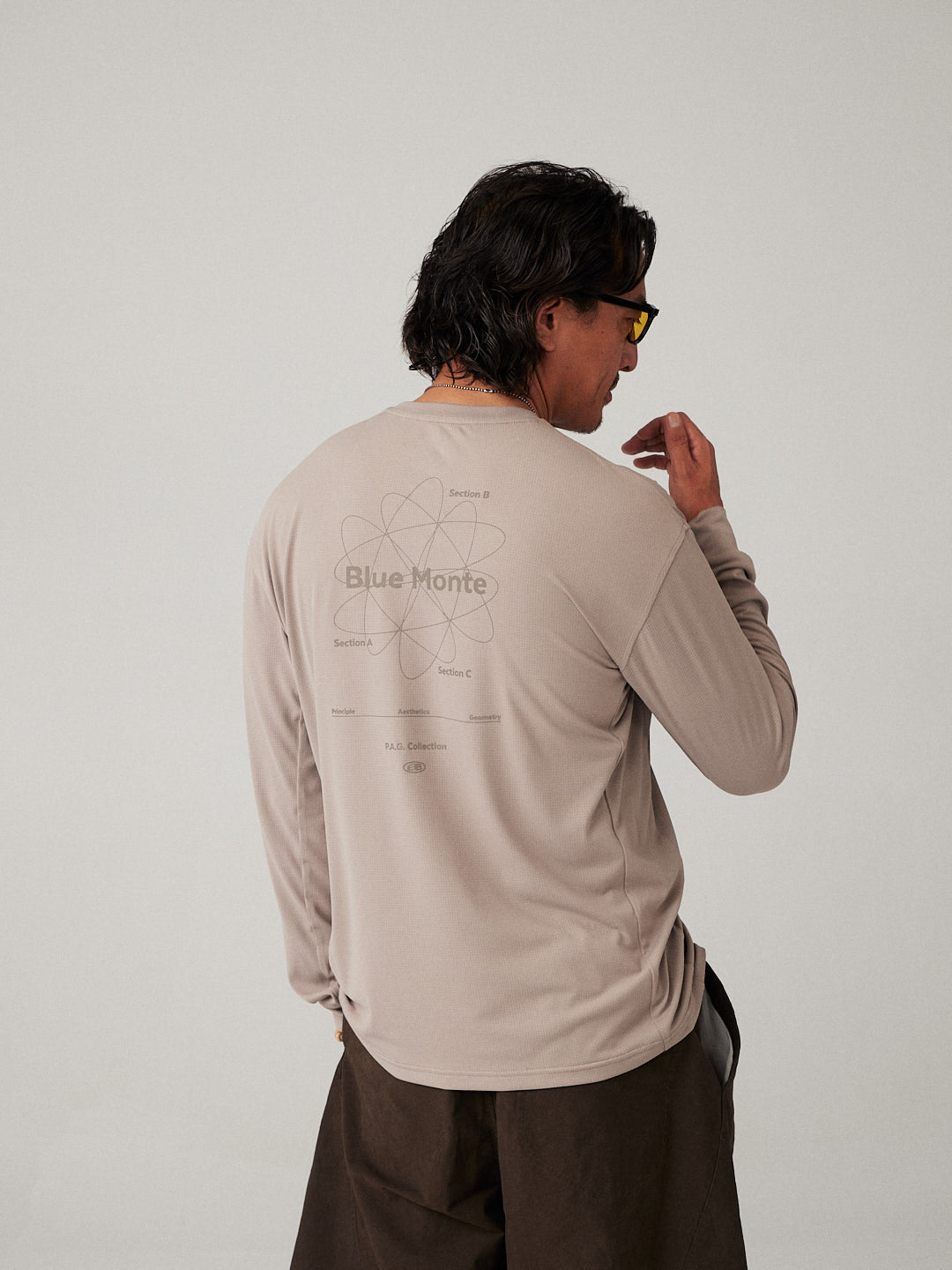 リフレクティブ スポーツロンTシャツ25BLCT017