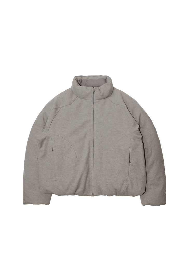 ウールスタンドカラーダウンジャケット25BLYR008