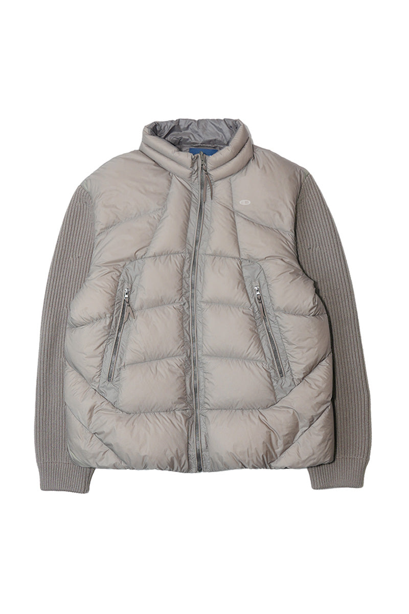 異素材コンビデザインダウンジャケット25BLYR007