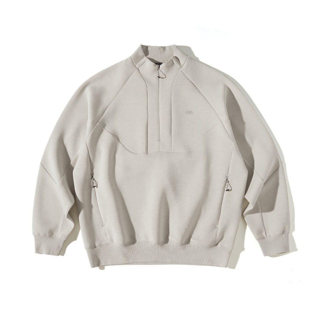 ハーフジップラグランスリーブスウェットNLBLAWY003