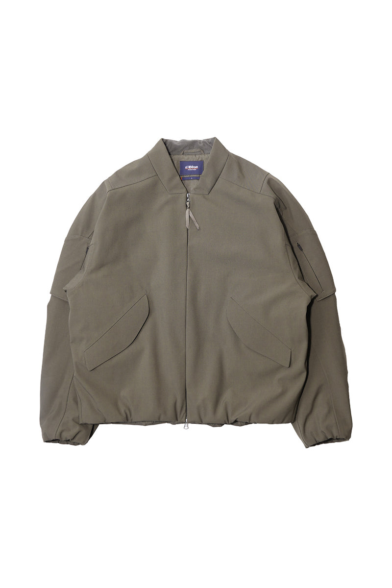 プリマロフトVネック撥水ウールジャケット25BLJK032