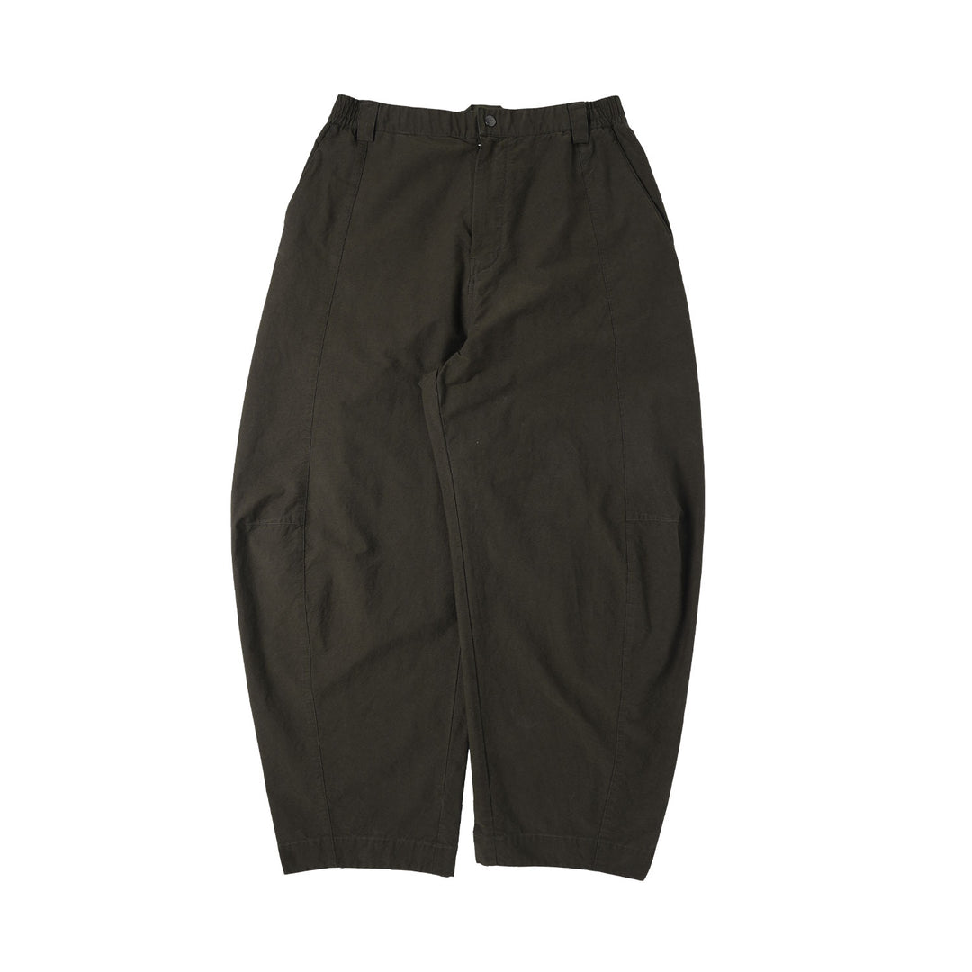 コットン無地パンツ25BLCK011