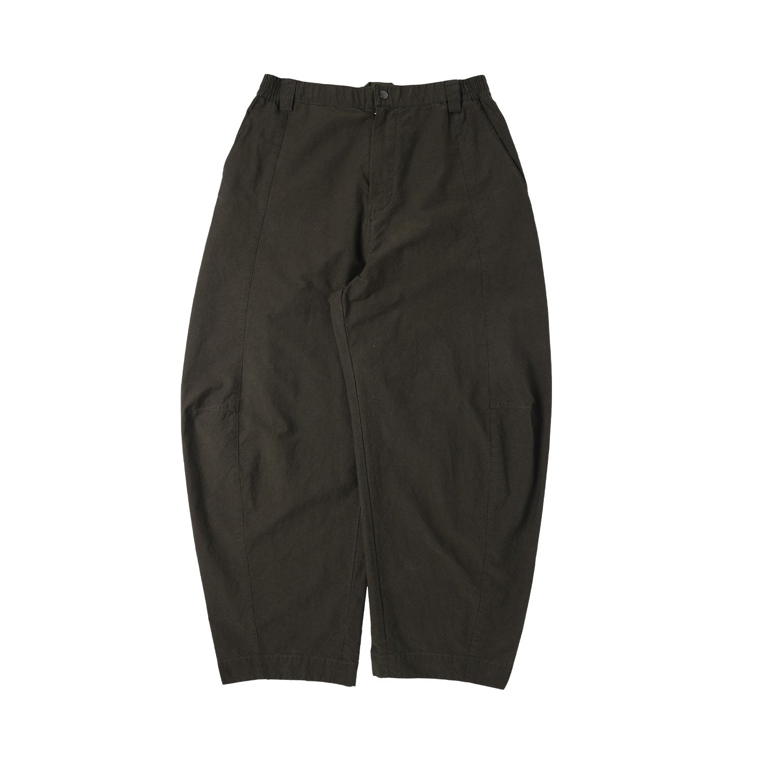 コットン無地パンツ25BLCK011