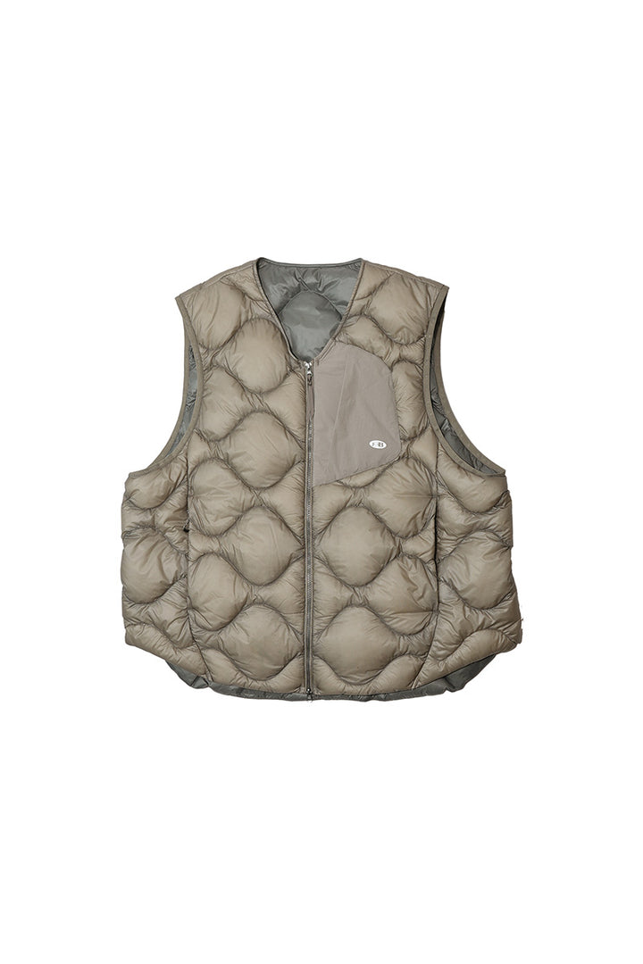 キルティングダウンベスト25BLMJ005