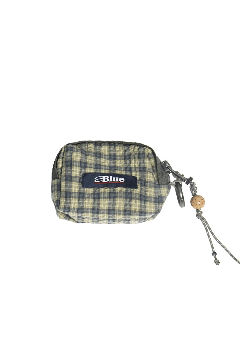 エコ素材チェック柄ミニポーチチャームNLBLAPS004