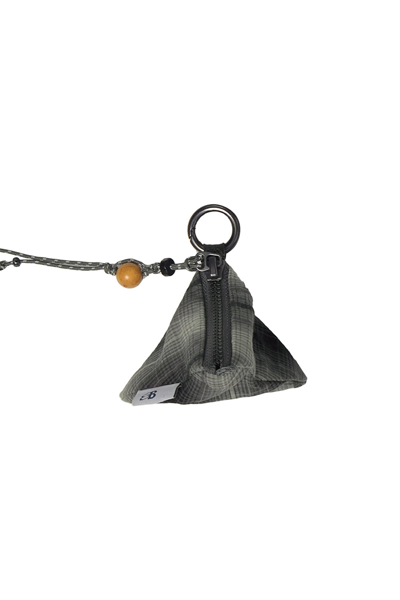 エコ素材チェック柄ミニポーチチャームNLBLAPS004