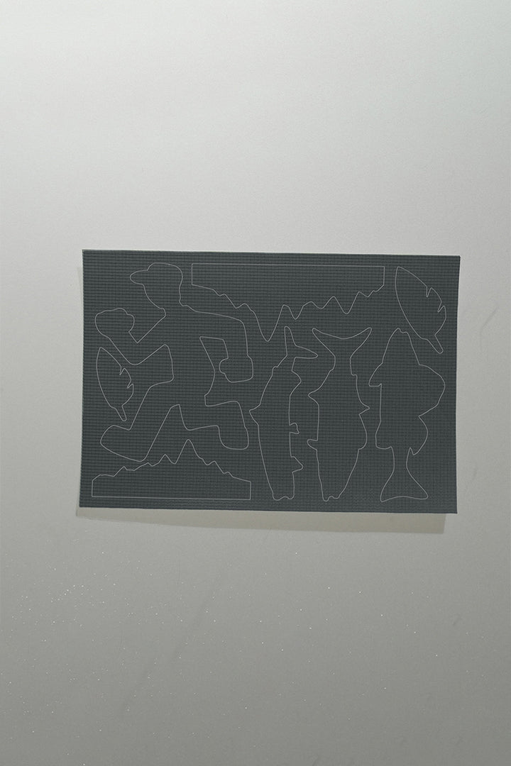 ダウンジャケット用高温プレス補修パッチ25BLQQ017