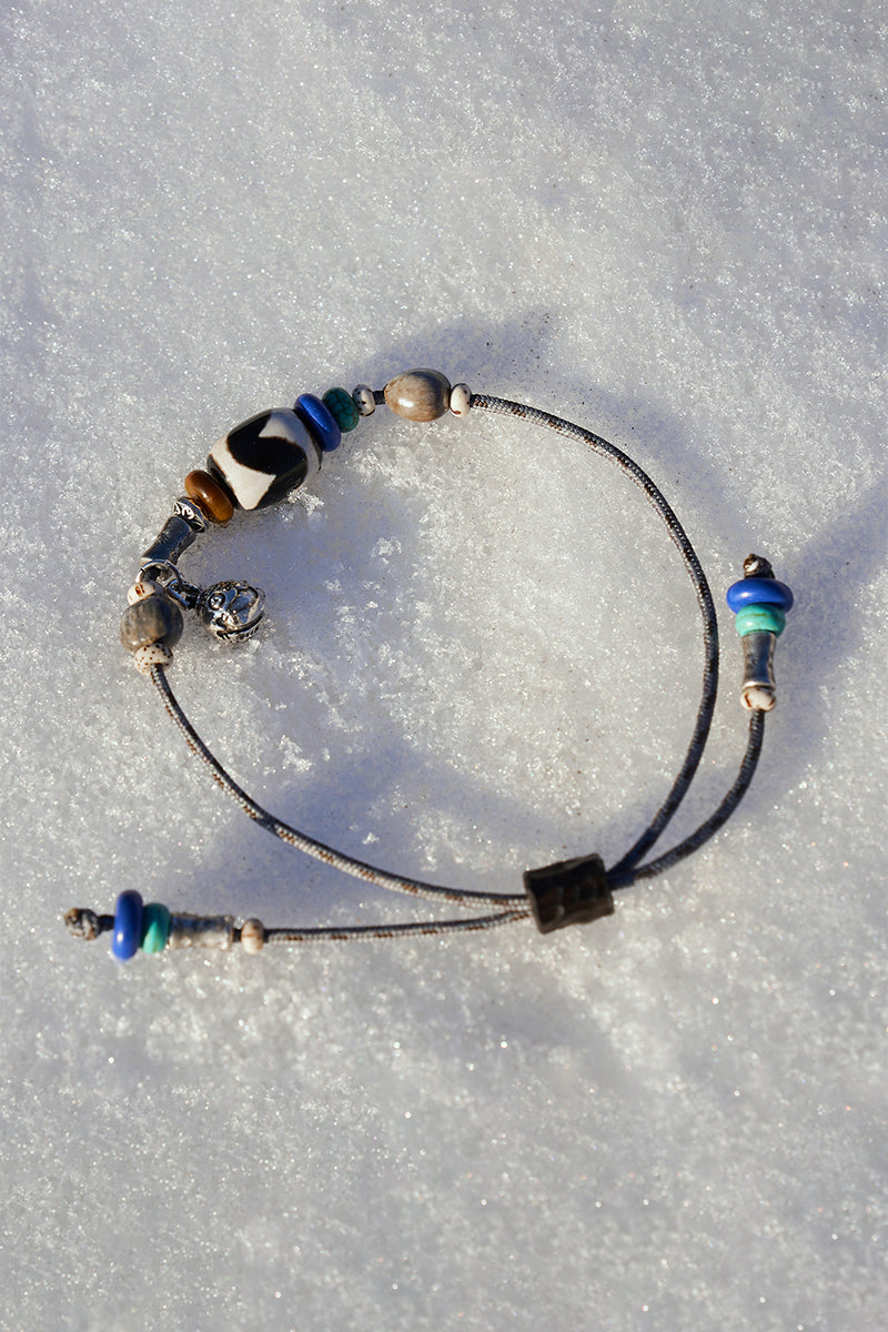 ツートーン編みヴィンテージブレスレットNLBLAPS003