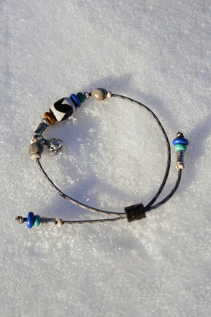 ツートーン編みヴィンテージブレスレットNLBLAPS003